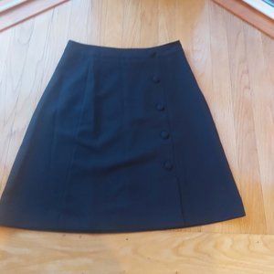 Lark & Ro Black A-line Skirt Size S